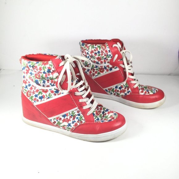 mudd wedge sneakers